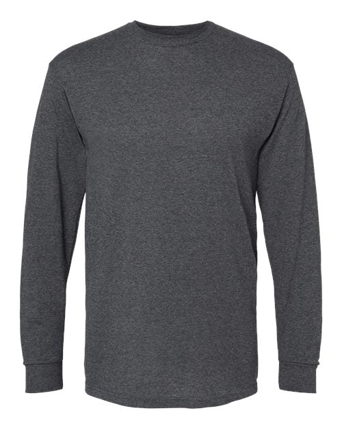 T-shirt à manche longues SoftTouch pour homme Gris foncé cendré 3XL