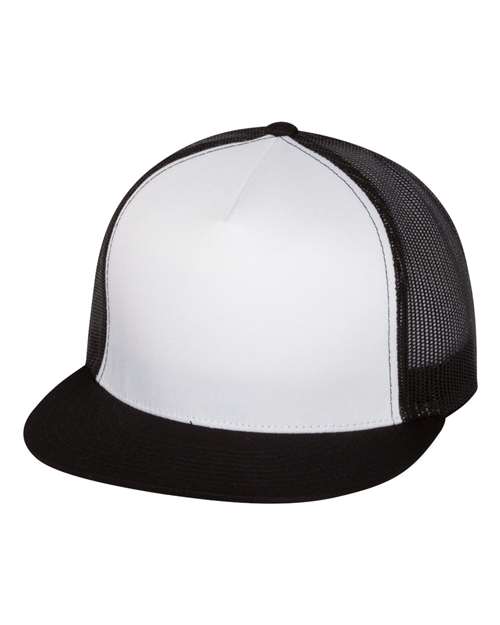 Flat Bill Trucker Cap