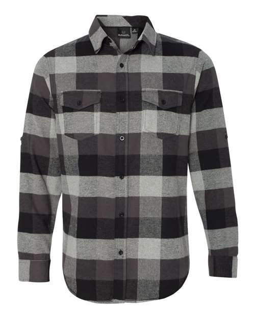 Yarn-Dyed Long Sleeve Flannel Shirt