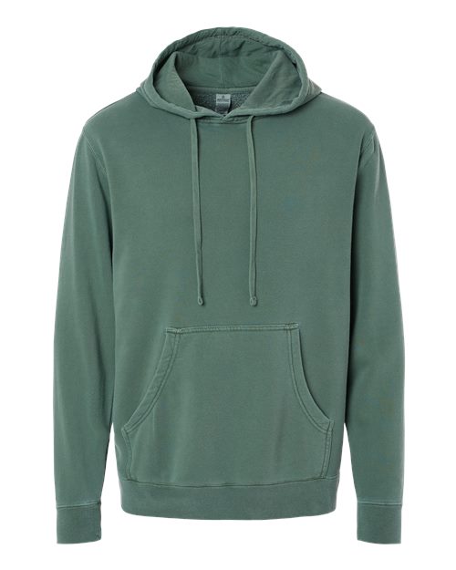 Unisex Midweight Pigment-Dyed Hooded Sweatshirt