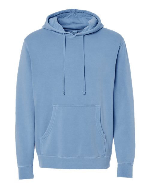 Unisex Midweight Pigment-Dyed Hooded Sweatshirt