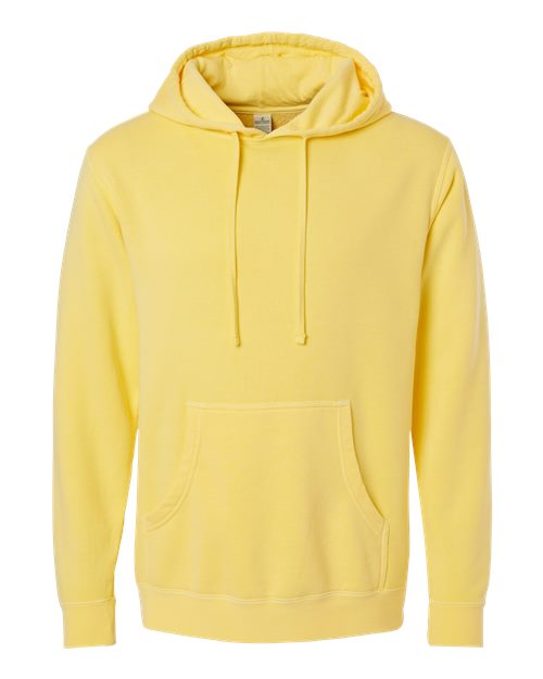 Unisex Midweight Pigment-Dyed Hooded Sweatshirt