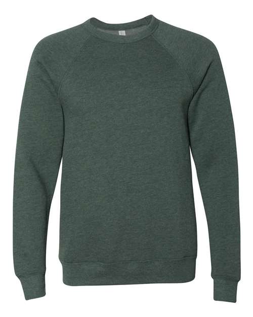 Unisex Sponge Fleece Raglan Crewneck Sweatshirt