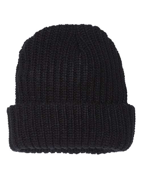 12" Chunky Knit Cuffed Beanie