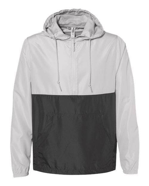 Unisex Lightweight Quarter-Zip Windbreaker Pullover Jacket