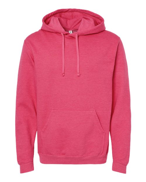 Hoodie à capuchon unisexe cendré Fuchsia 3XL