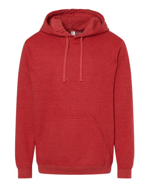 Hoodie à capuchon unisexe cendré Rouge 4XL