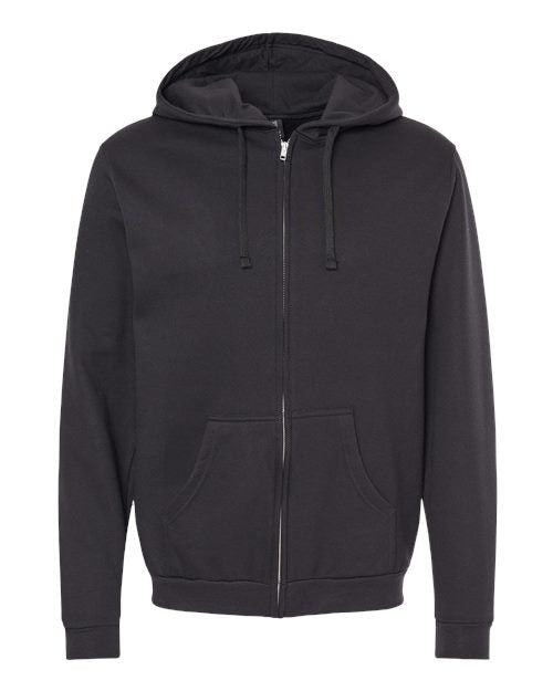 Hoodie à capuchon avec fermeture éclair unisexe Noir 4XL