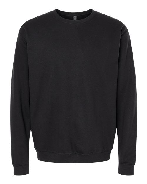 Crewneck à col rond supérieur unisexe Noir 3XL