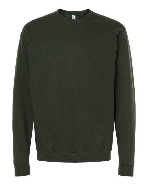 Crewneck à col rond supérieur unisexe Forêt Green 3XL