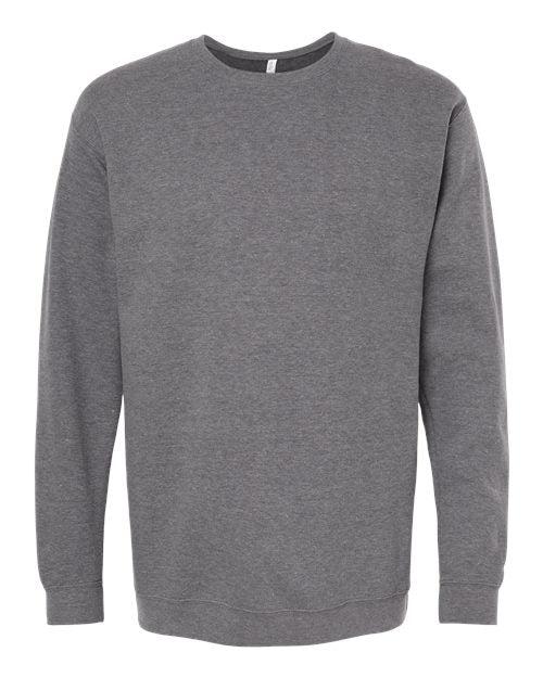 Crewneck à col rond supérieur unisexe cendré Gris 3XL