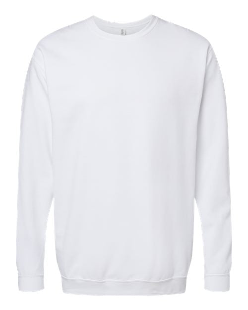 Crewneck à col rond supérieur unisexe Blanc 3XL