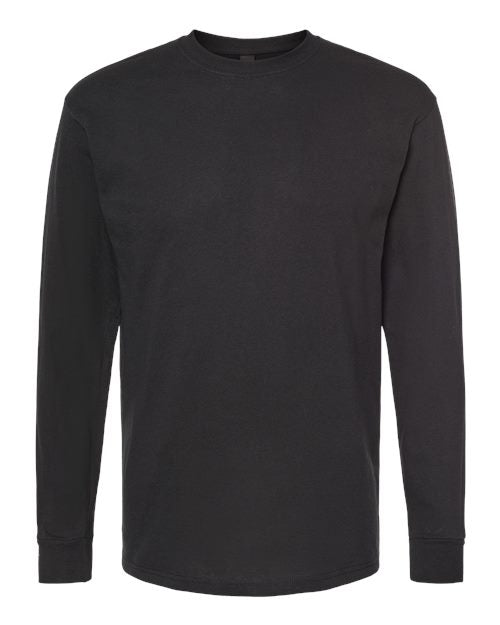 T-shirt à manche longues SoftTouch pour homme Noir 3XL