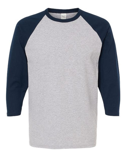 Raglan Three-Quarter Sleeve Baseball T-Shirt