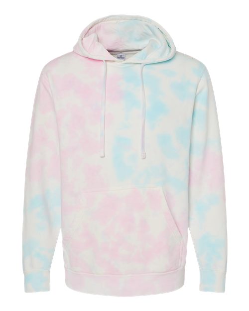 Unisex Midweight Tie-Dyed Hooded Sweatshirt