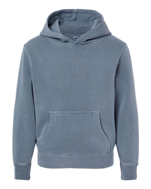 Youth Midweight Pigment-Dyed Hooded Sweatshirt